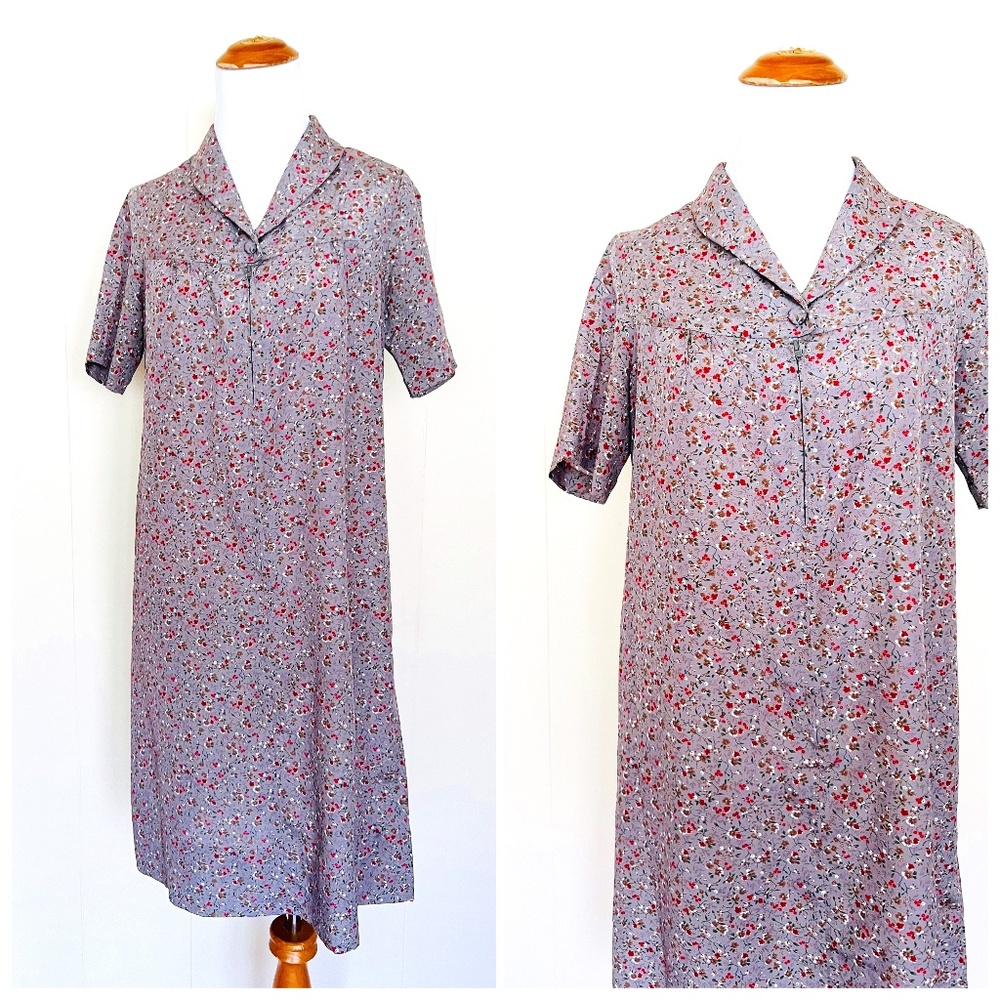 5 For $50🔥  Vintage Cottagecore Collared Vneck Dress